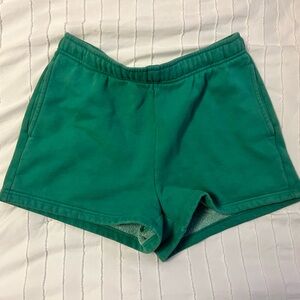 Tna women’s green lounge shorts size M